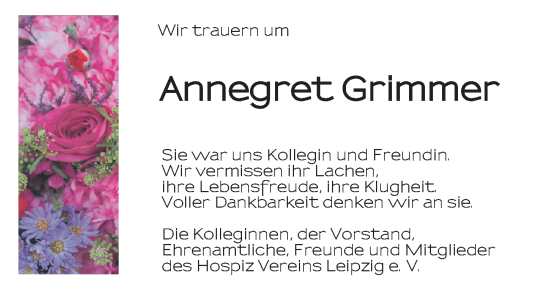 anne-anzeige Hospiz Verein Leipzig – Start